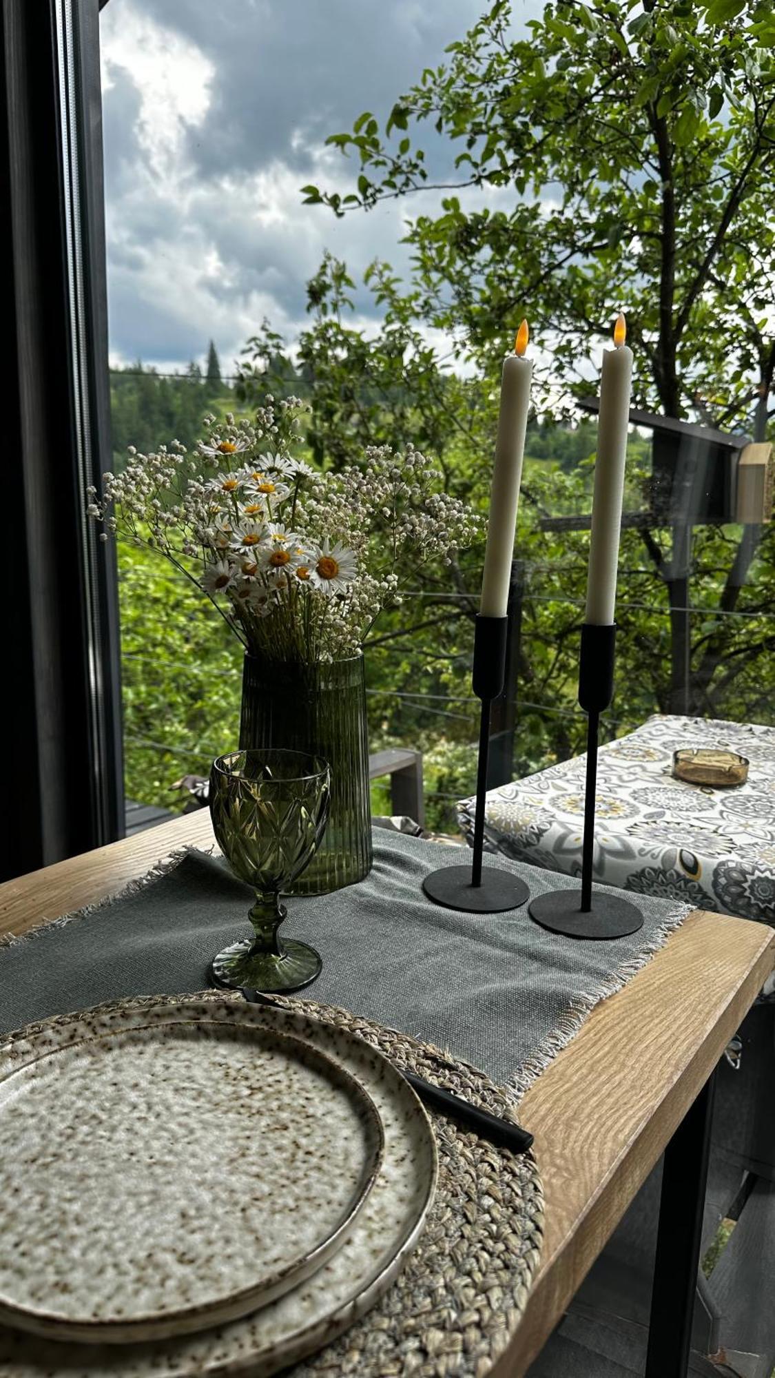 Казковий Дім Та Garden Два Будиночки В Горах З Чаном-Джакузі Slavske Dış mekan fotoğraf
